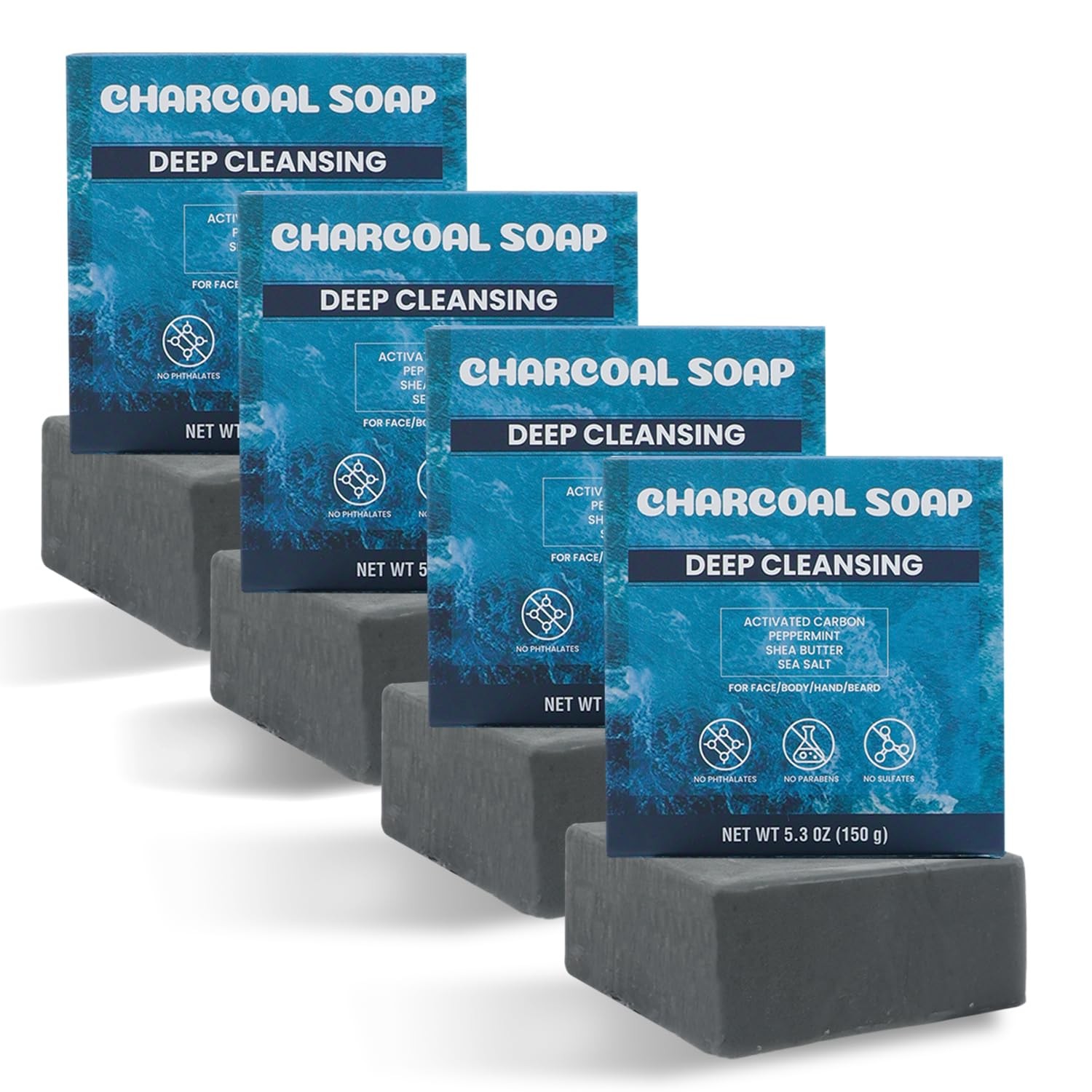 Rinse & Robust Men’s Soap Bar for Men – Natural Mens Soap – Fresh Ocean Ai