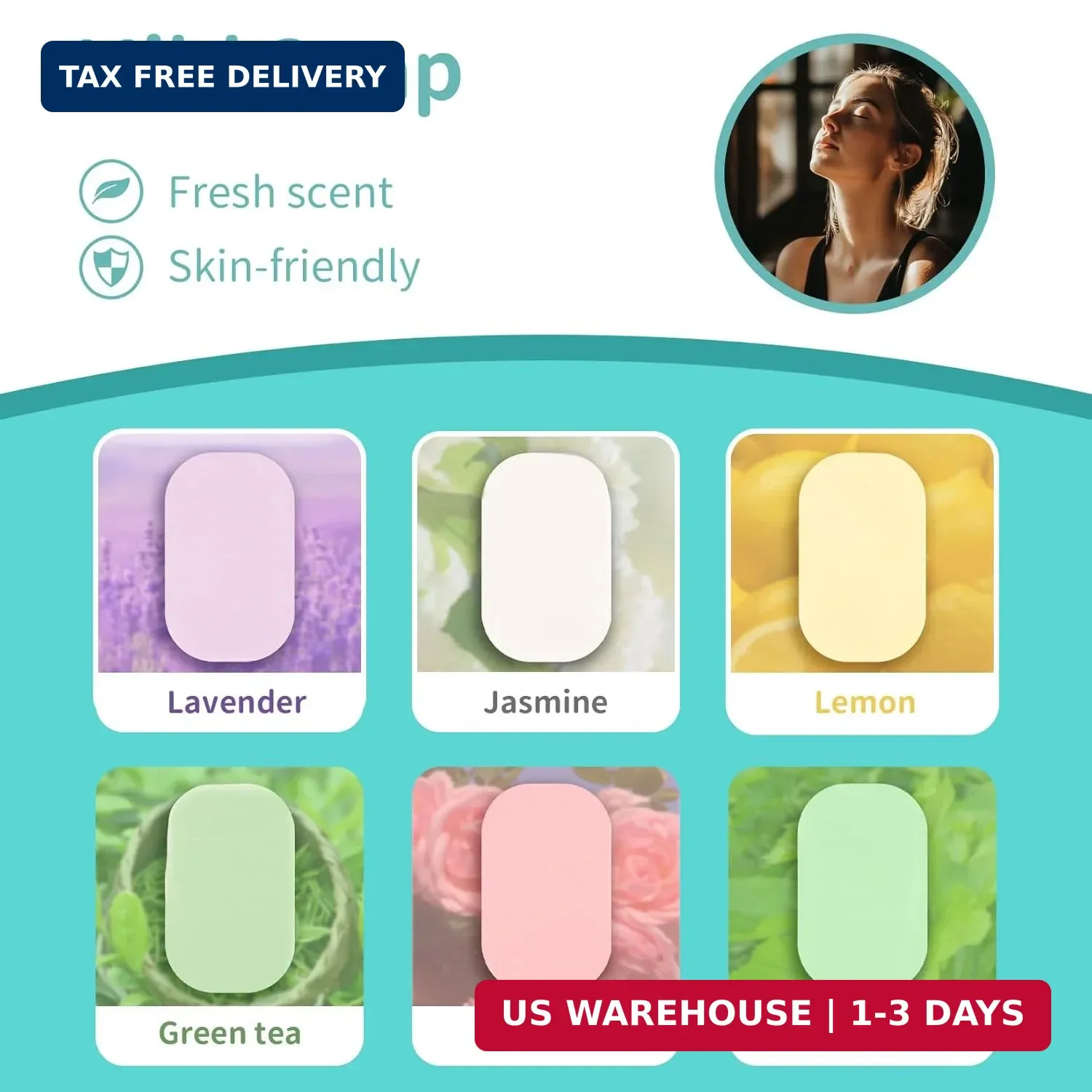 300 Paper Soap Sheets for Travel – 6packs Travel Size Foaming Hand Soap Sheets R