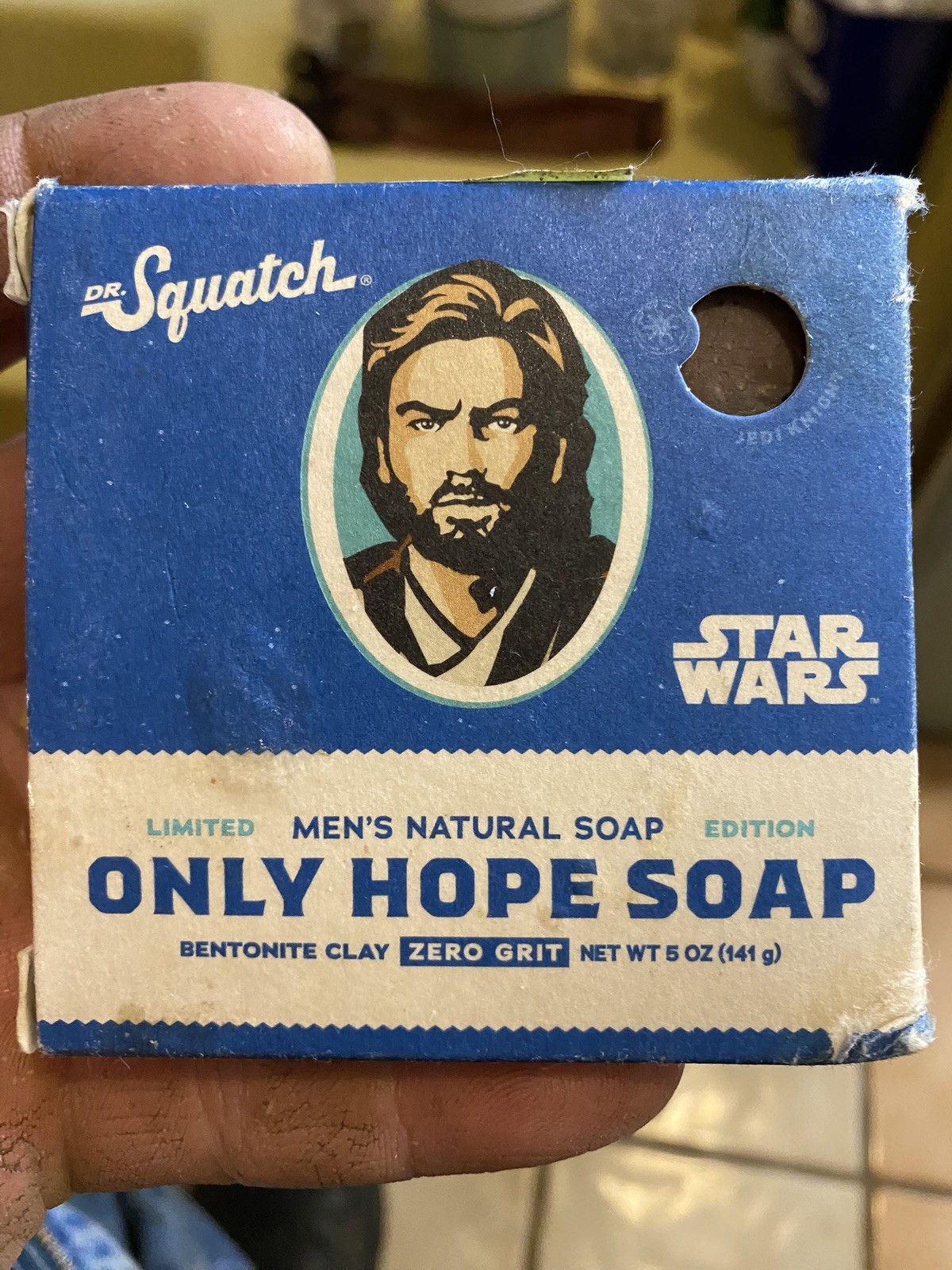 1 Bar of Dr. Squatch Only Hope Soap – Star Wars Limited Edition Zero Grit