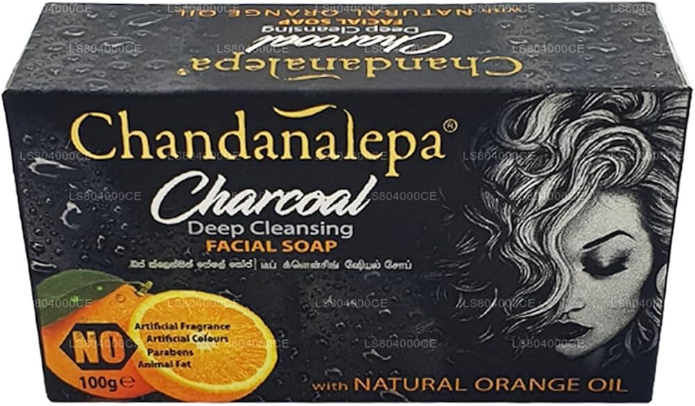 chandanalepa charcoal soap (2 in one pack)