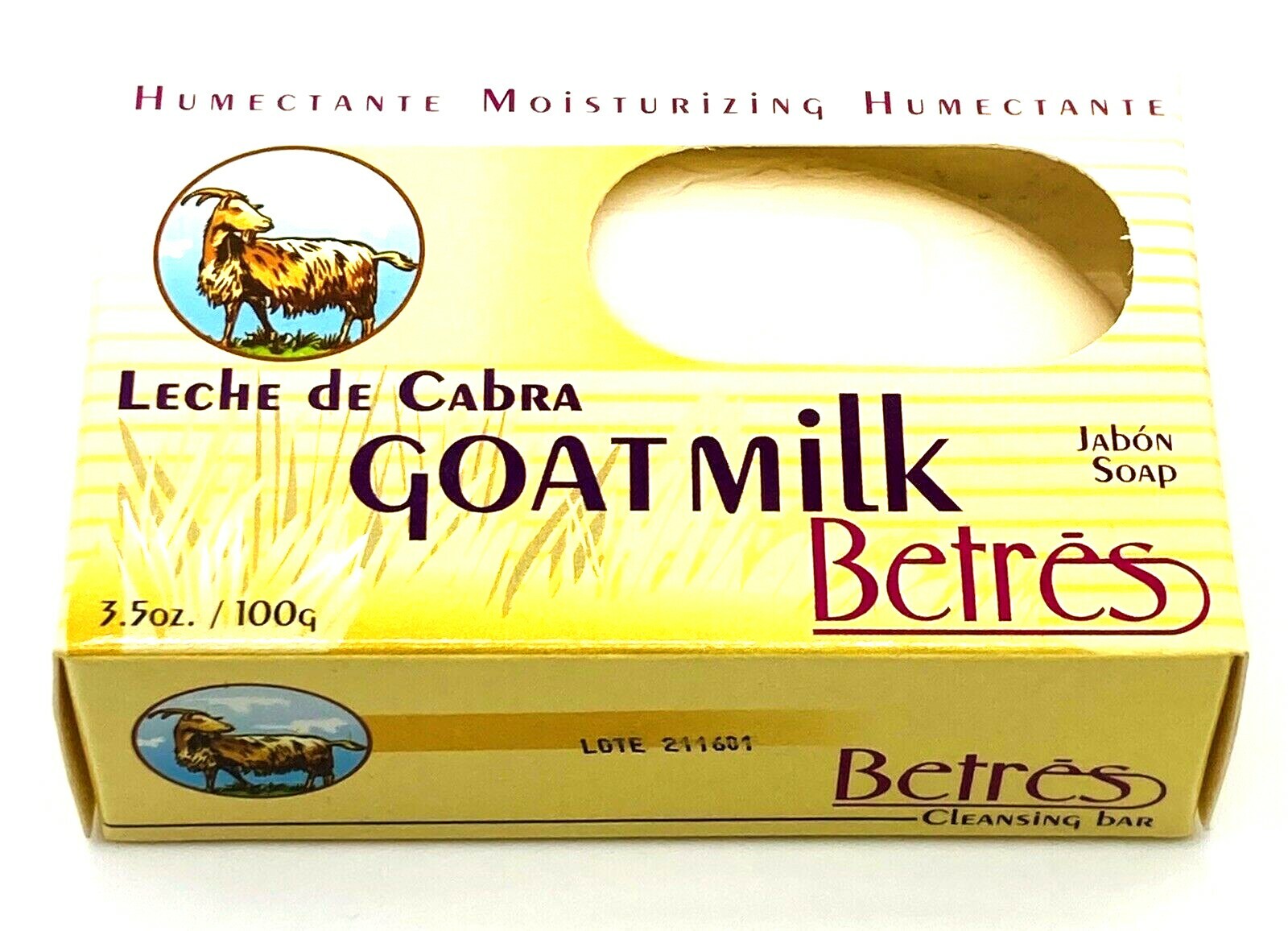 Lot of 12 Betres Goat Milk Soap 3.5 oz – Nourishing Moisturizing Bars