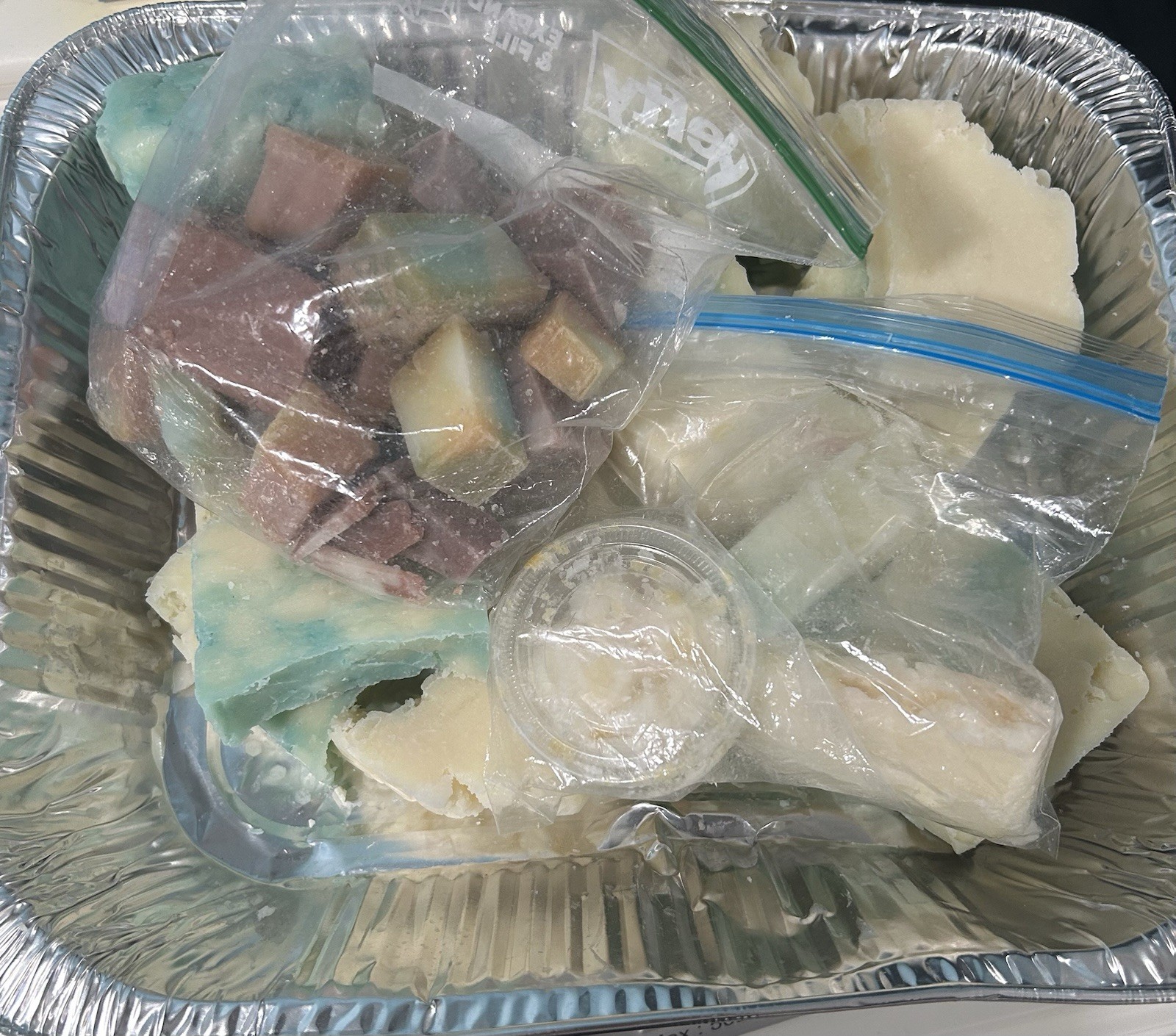 Luxury ￼Bulk quantity of homemade soap ￼3 pounds and 3.7 ounces of soap
