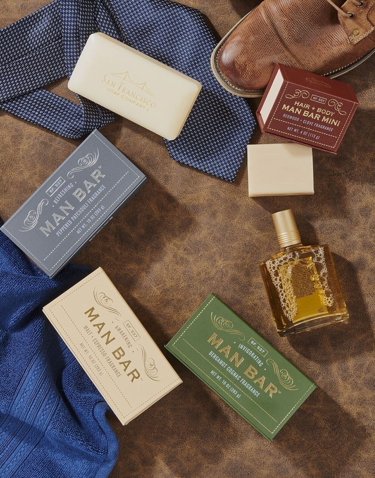 San Francisco Soap Company Awakening Malt + Espresso Man Bar