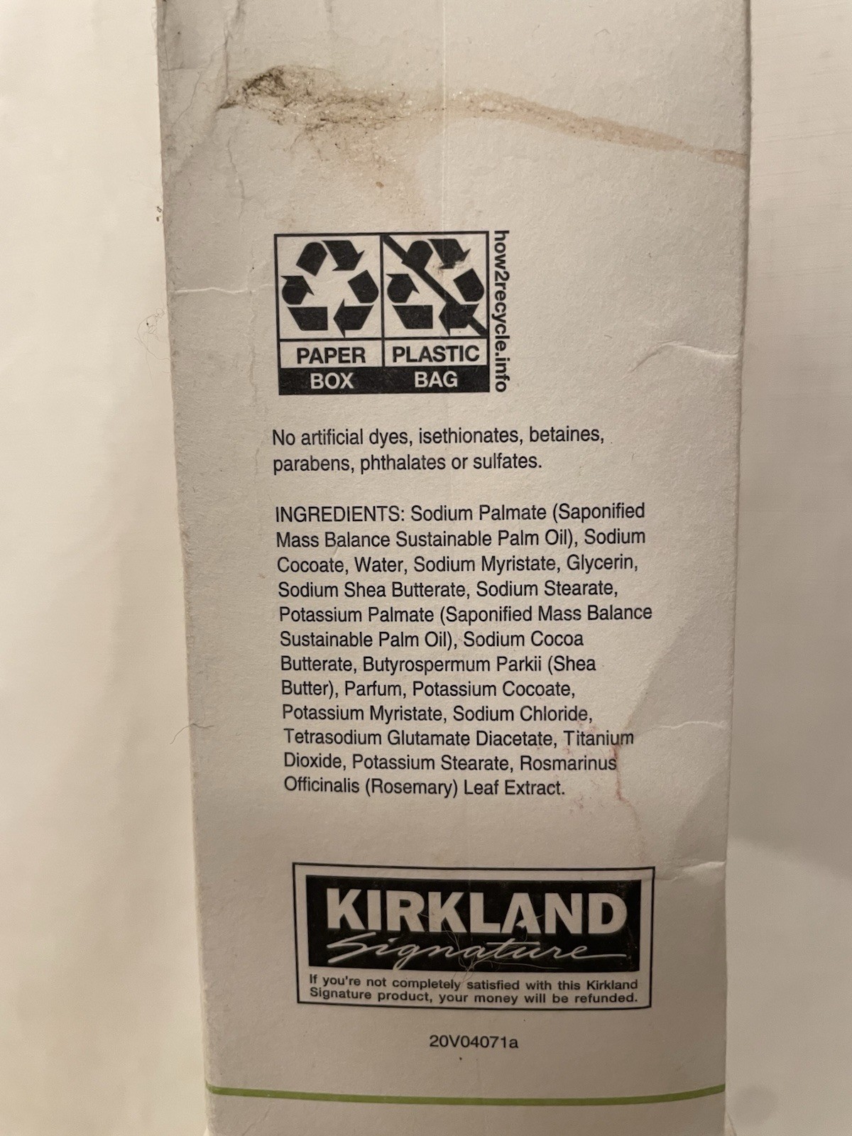 NEW Kirkland Signature Bar Soap 4.5oz Each 5 Pack Moisturizing Men’s