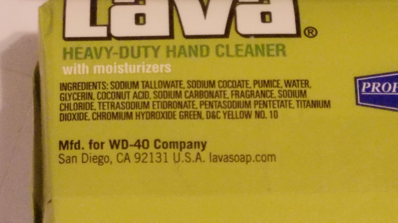 New 4 Pack Lava 4oz Bar Heavy Duty Pumice Powered Hand Soap Made By Wd-40 USA