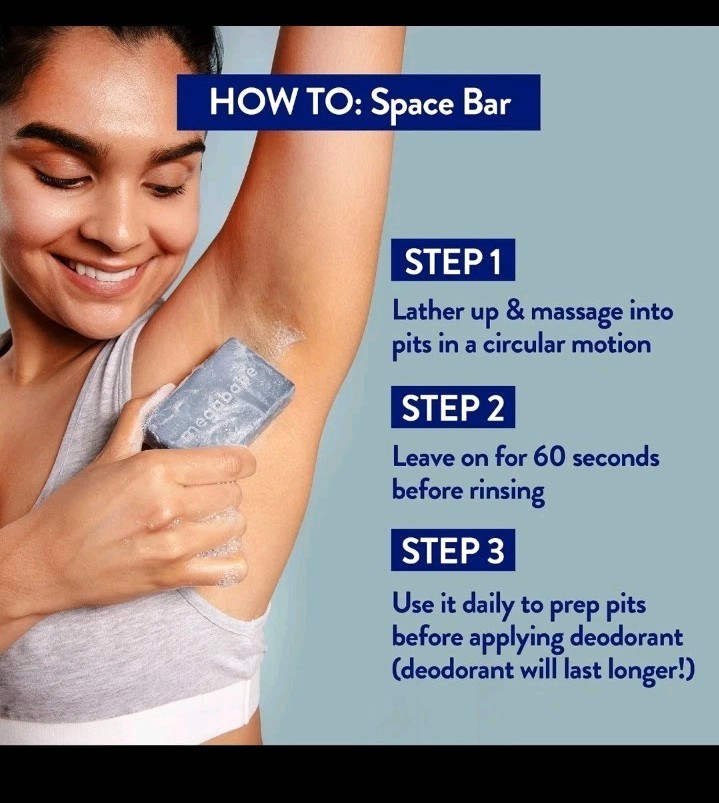 Underarm Bar Soap with Detoxifying Charcoal for Odor Control 3.5 oz /Megababe 🔥