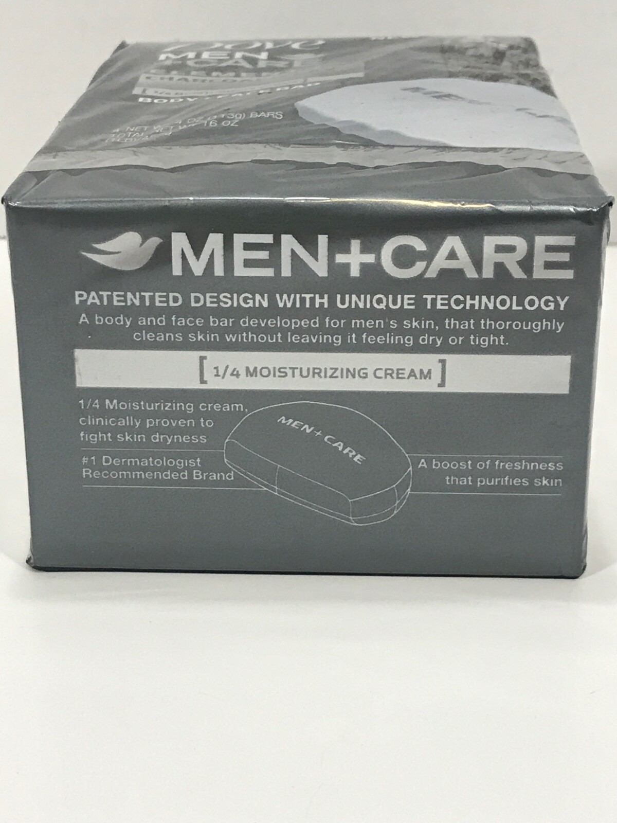 Dove Men+Care Elements Body and Face Bar Charcoal + Clay 4 oz, 4 Bar