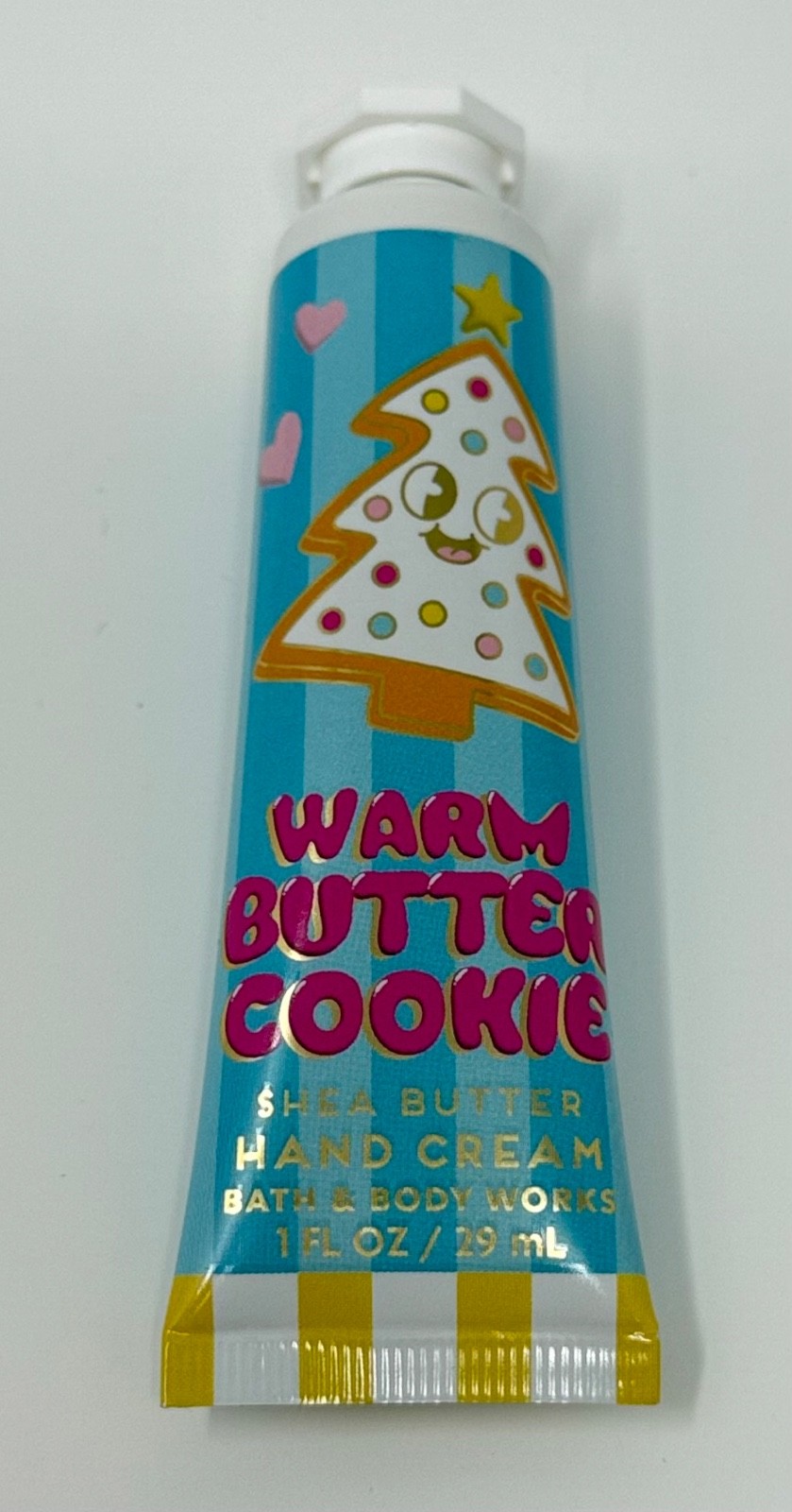 2 BATH & BODY WORKS WARM BUTTER COOKIE HAND CREAM LOTION TRAVEL 1OZ SHEA BUTTER