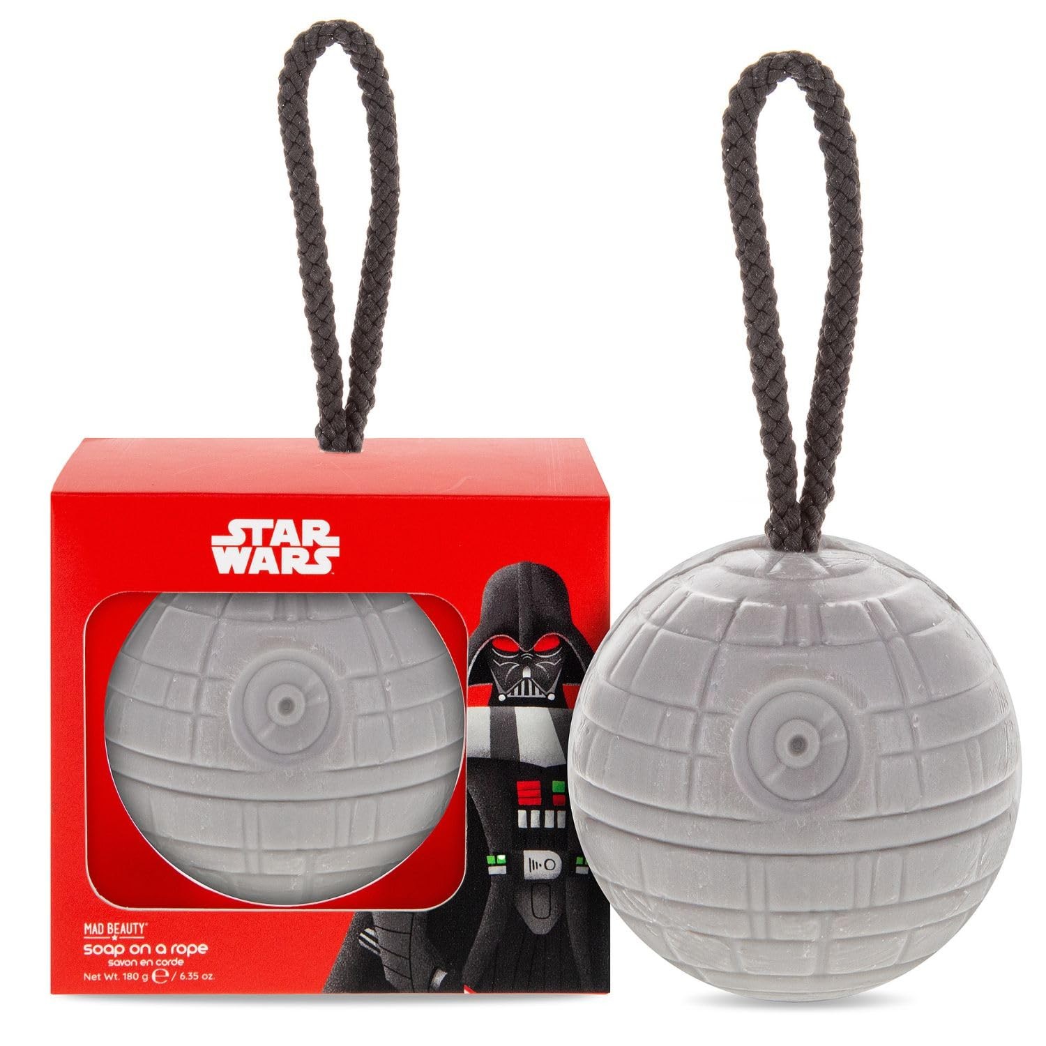 Star Wars Dark Side Death Star Soap on a Rope, Healthy Glowing Skin, Relax & …