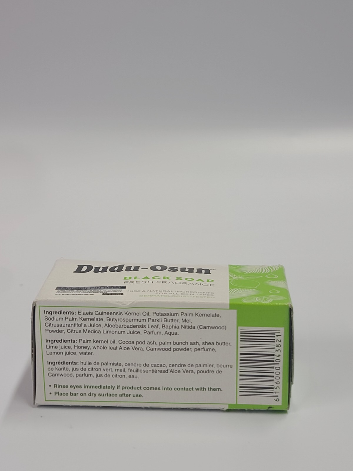 Dudu Osun Raw African Black Soap Natural Anti-Acne Fungus Eczema Psoriasis