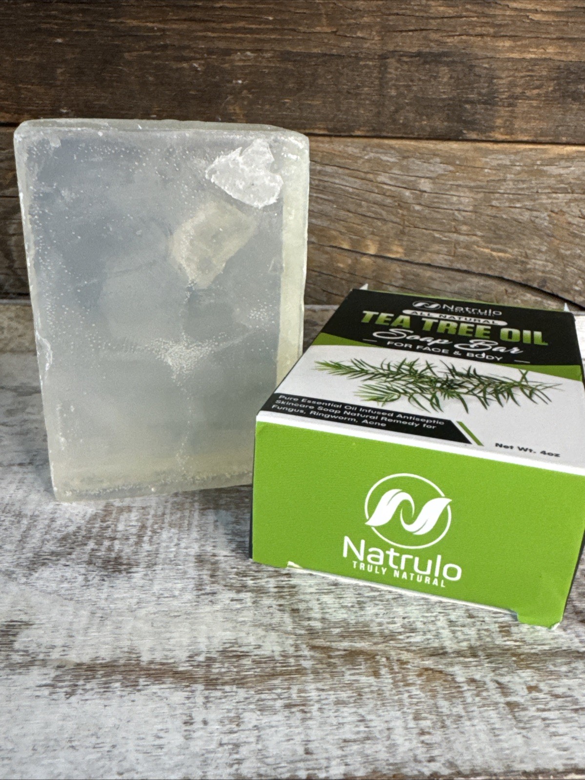 Natrulo Tea Tree Oil Soap Bar Face & Body 4oz | MSRP = $13