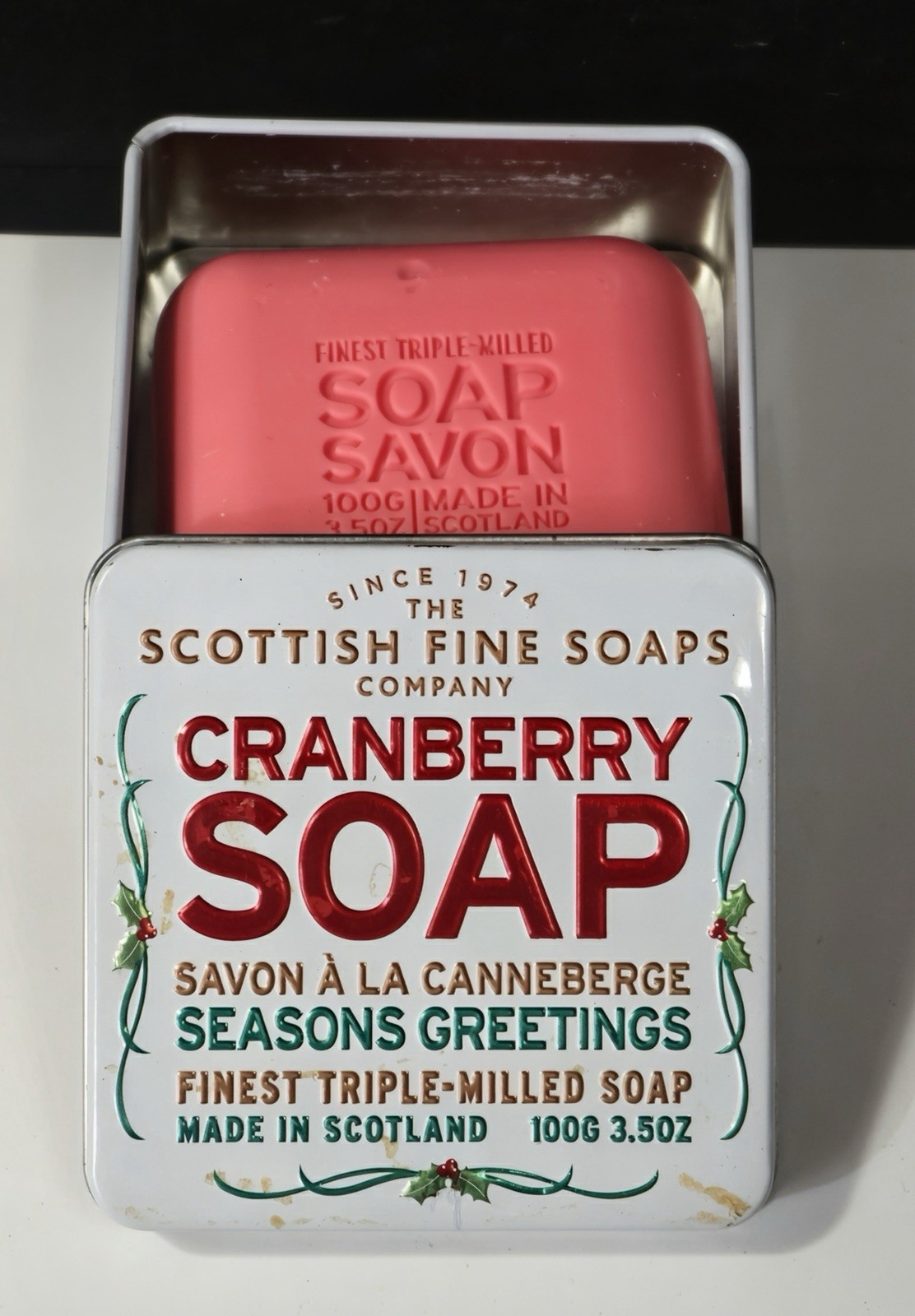 Scottish Fine Soaps Cranberry Soap