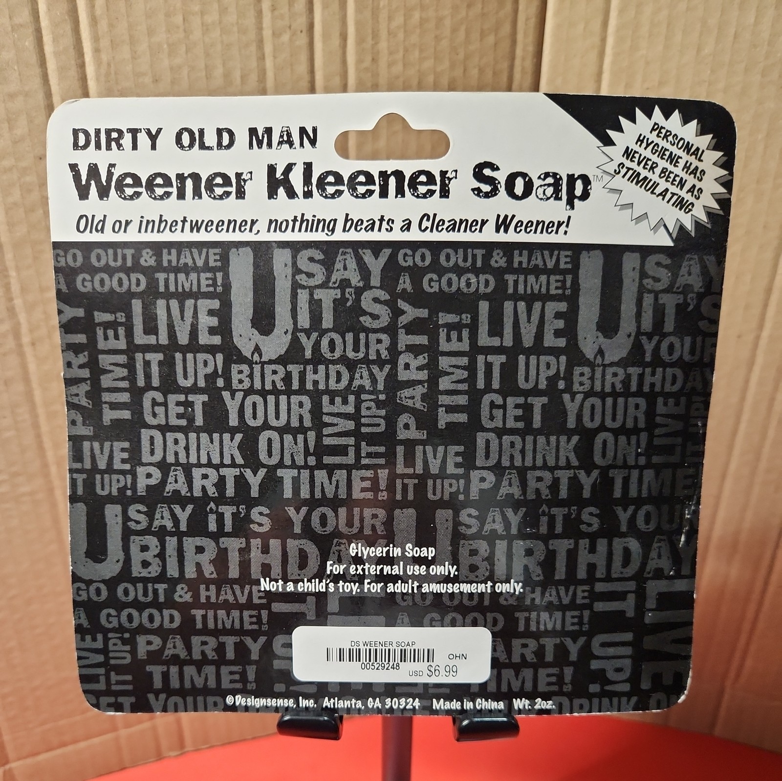 Vintage Dirty Old Man Weener Kleener Soap Gag Gifts Funny (KKKK)