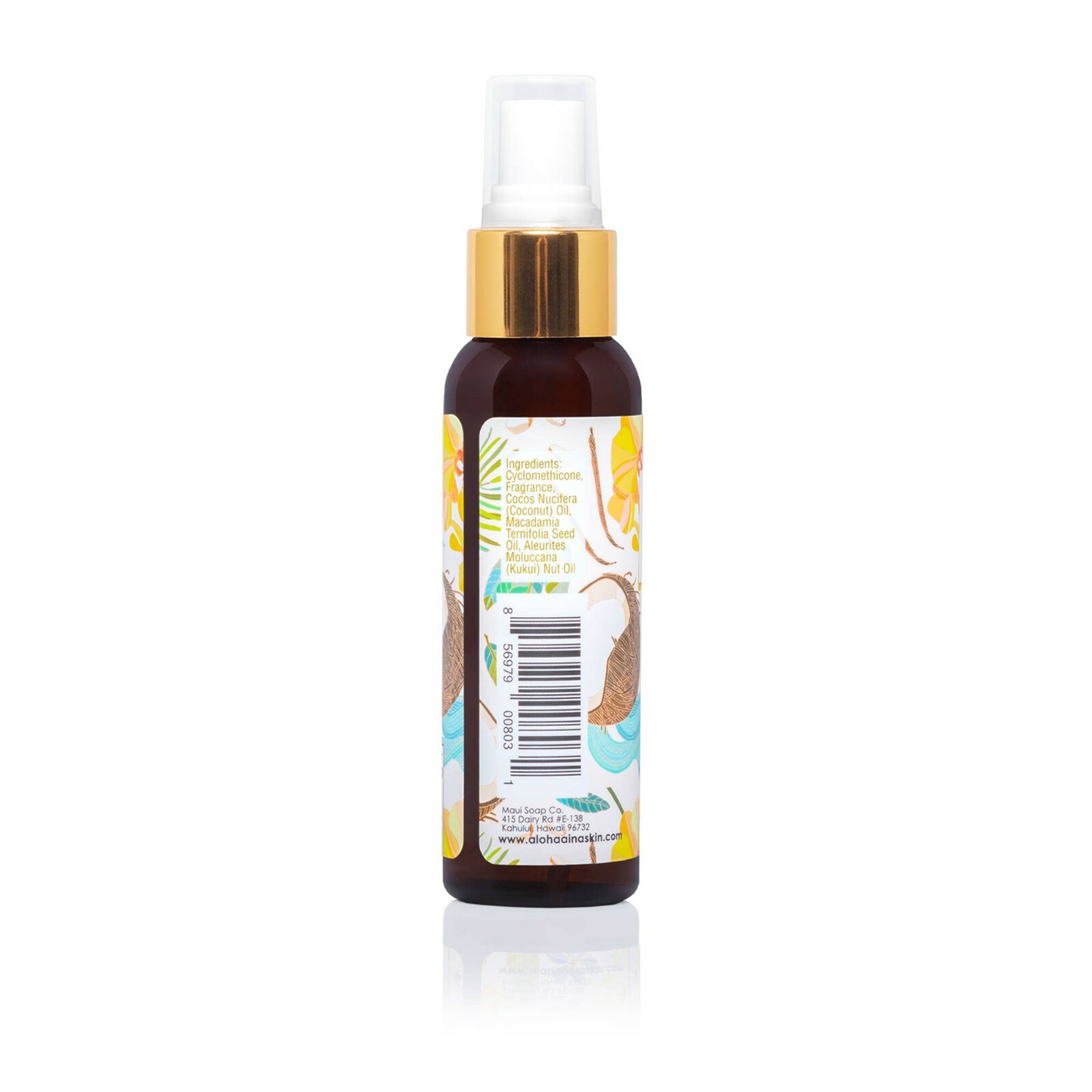 Maui Soap Co Aloha ‘Aina – Coconut Milk Body Mist 2oz bottle