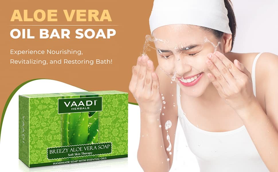 Aloe Vera Soap 75 Grams (10.6 Ounces(Pack of 4 X 75 Grams))