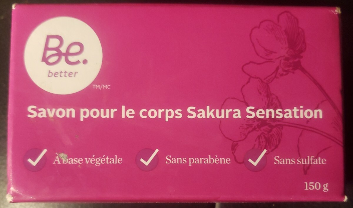 Be Better Sakura Sensation Body Bar 150g