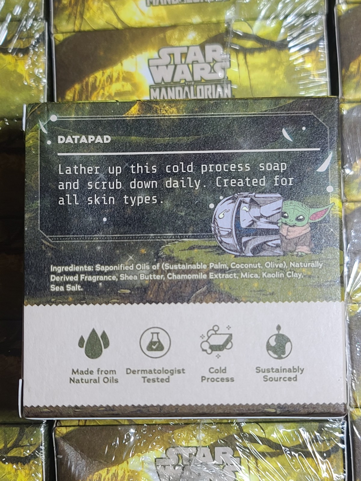 Dr Squatch Soap Zen Cleanse Star Wars Mandalorian Limited Edition Zero Grit