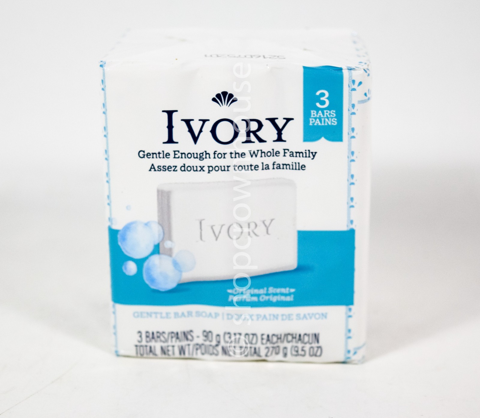 Ivory Bar Soap 99.44% Pure Clean & Simple Original Scent 3 Count 3.17oz Each