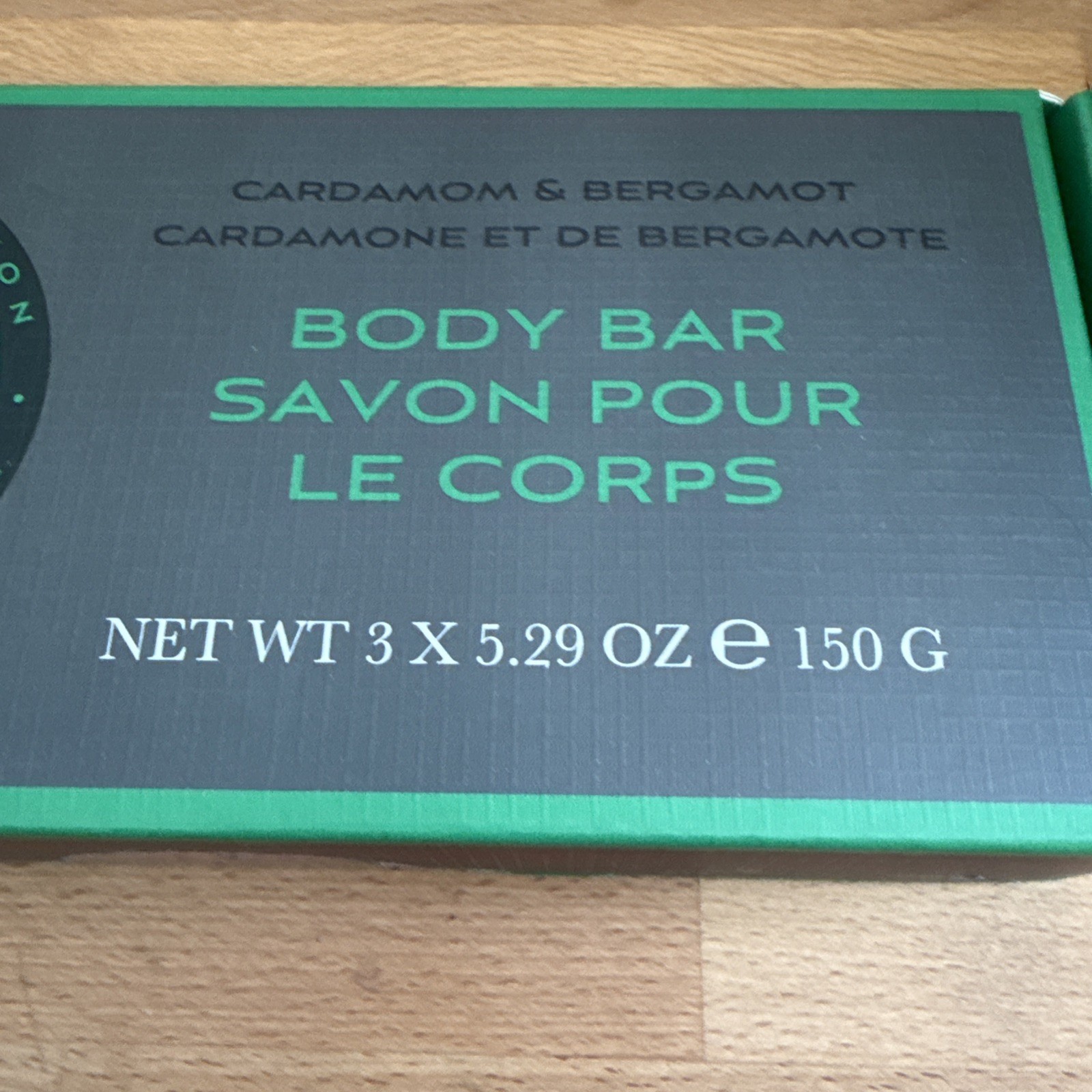 Crabtree & Evelyn Moroccan Myrrh Cardamom Bergamot 3 Box Set Soap Bars NIB