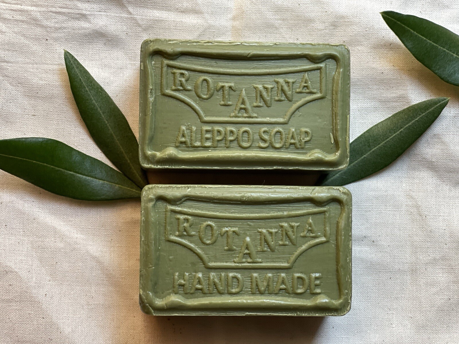2 PK ALL NATURAL SCENTED OLIVE OIL LAUREL OIL SOAP BAR FOR PSORIASIS N ECZEMA.