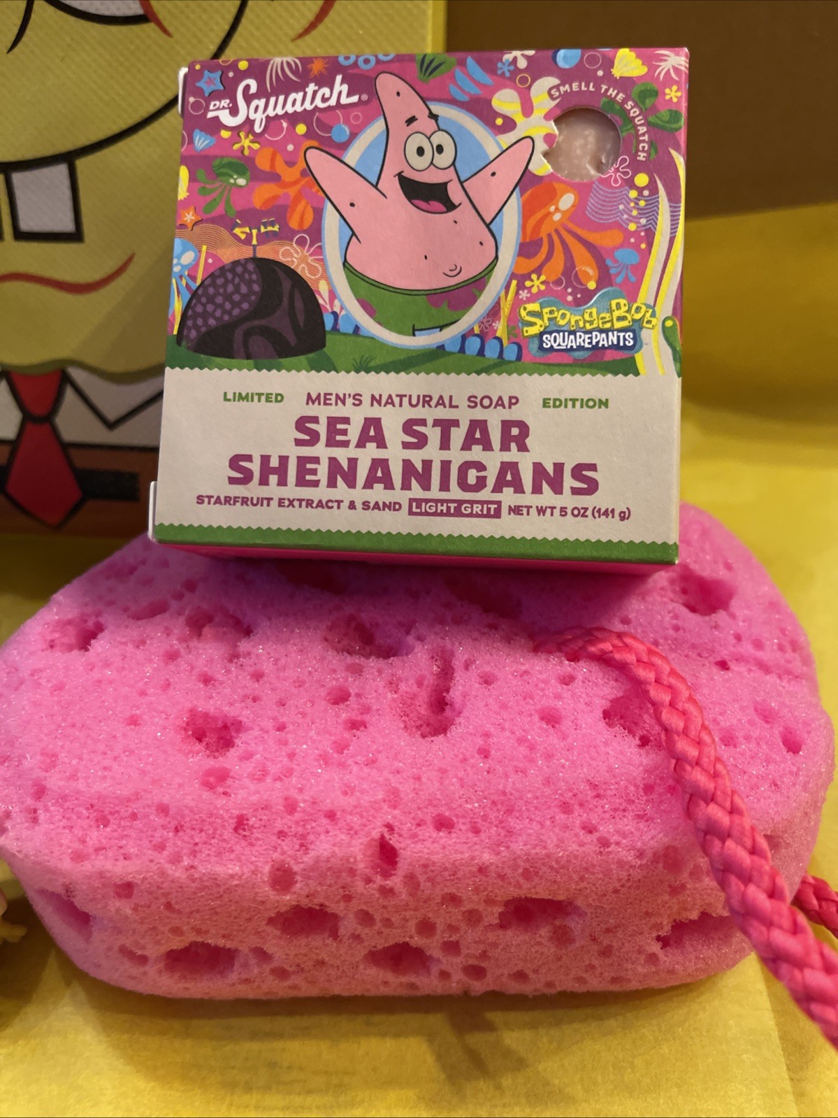 SpongeBob Nautical Nonsense & Sea Star Dr. Squatch Briccs Gift Set & 1 FIGURE