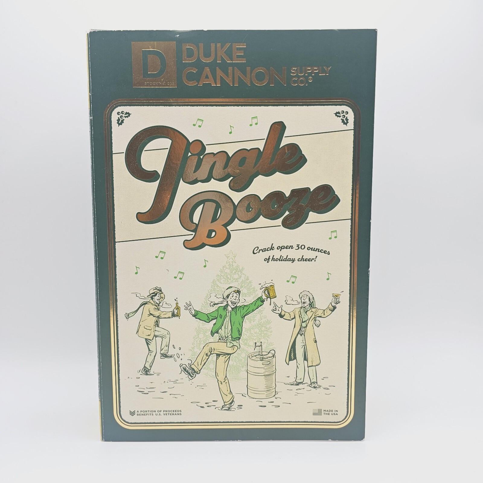 Duke Cannon Jingle Booze Soap 3 bars Beer and Bourbon