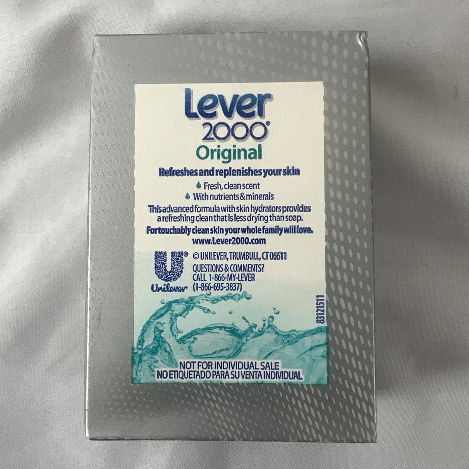 Lever 2000 Original Bar Soap 4.5 OZ Lot Of 5 SEALED Unilever