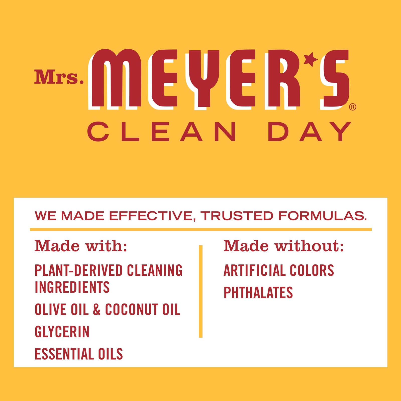 Mrs Meyer s Clean Day Clementine Bar Soap Pack of 4 5.3 Ounce Vegan Formula