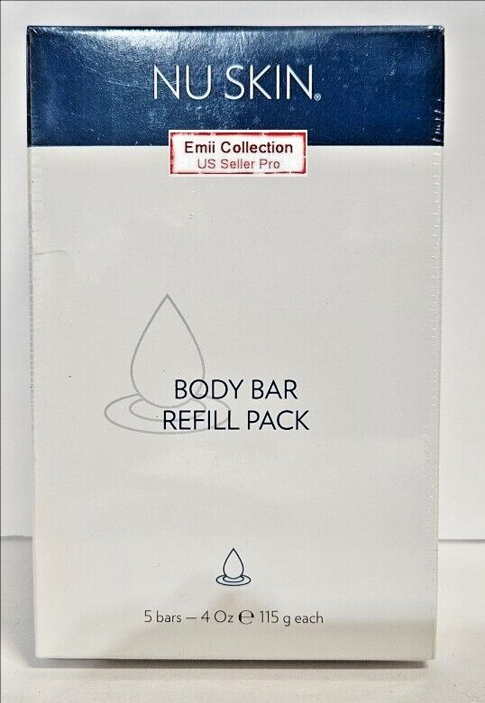 Nu Skin Nuskin Body Bar Refill Pack Soap Free 4 oz (5 Bars) Box Sealed Bundle