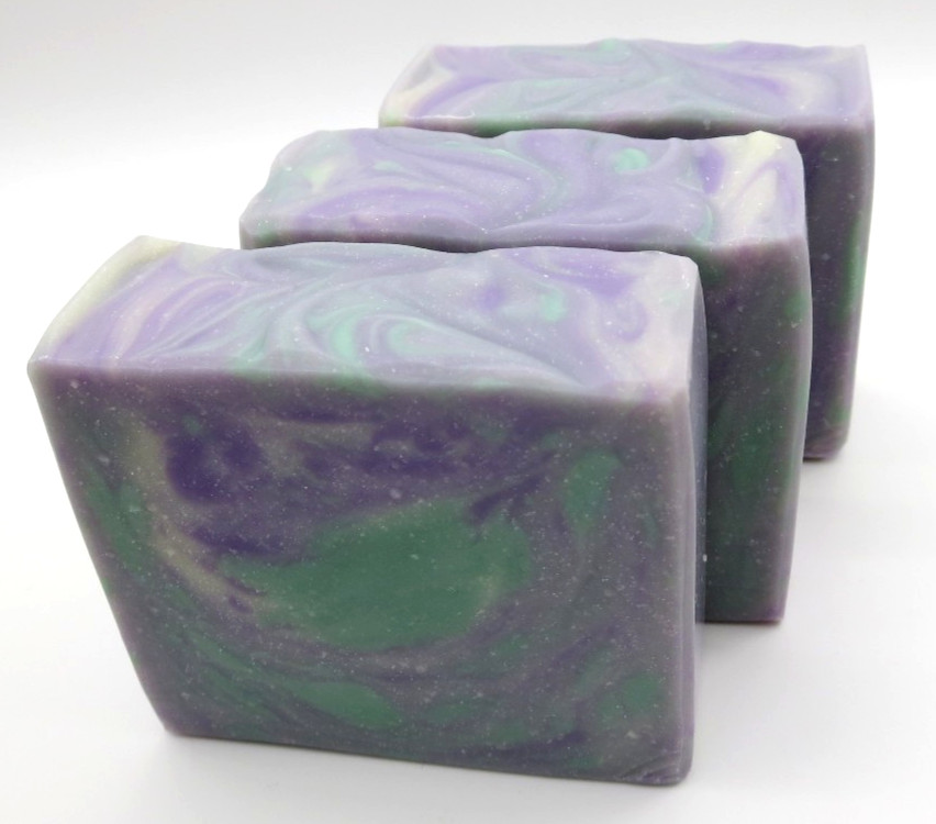 NATURAL HANDMADE SWIRL SOAP COLD PROCESSED NON-TOXIC VEGAN UNISEX 4oz