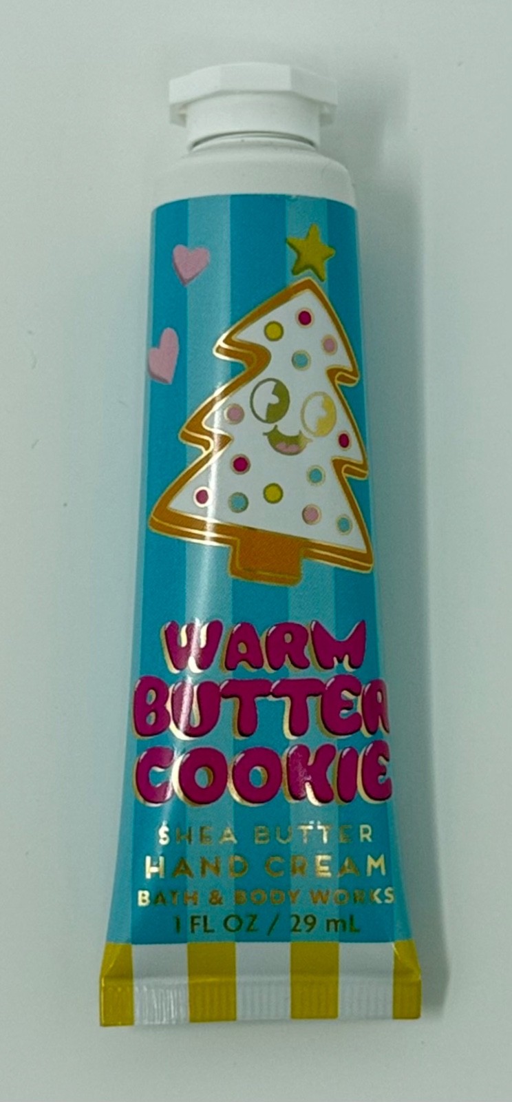 1 BATH & BODY WORKS WARM BUTTER COOKIE HAND CREAM LOTION TRAVEL 1OZ SHEA BUTTER
