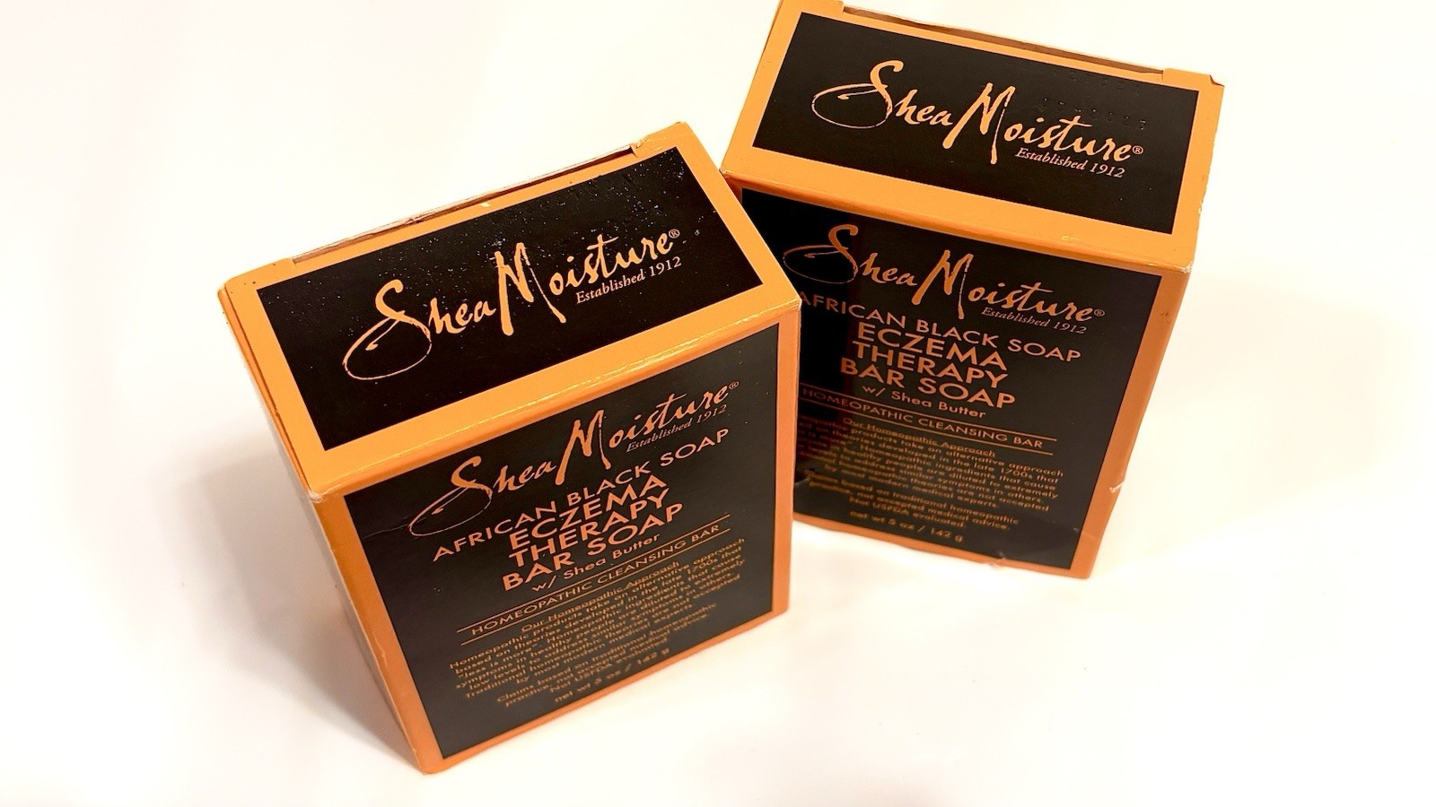 Shea Moisture African Black Soap Eczema Therapy Bar Soap 5oz (2 Pack)