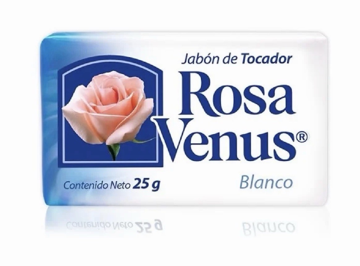Rosa Venus Blanco 25g (0.88 Oz) Soap Bar 20 PIECES