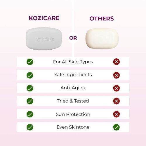 Kozicare Soap 75g each Fast Safe Free Shipping