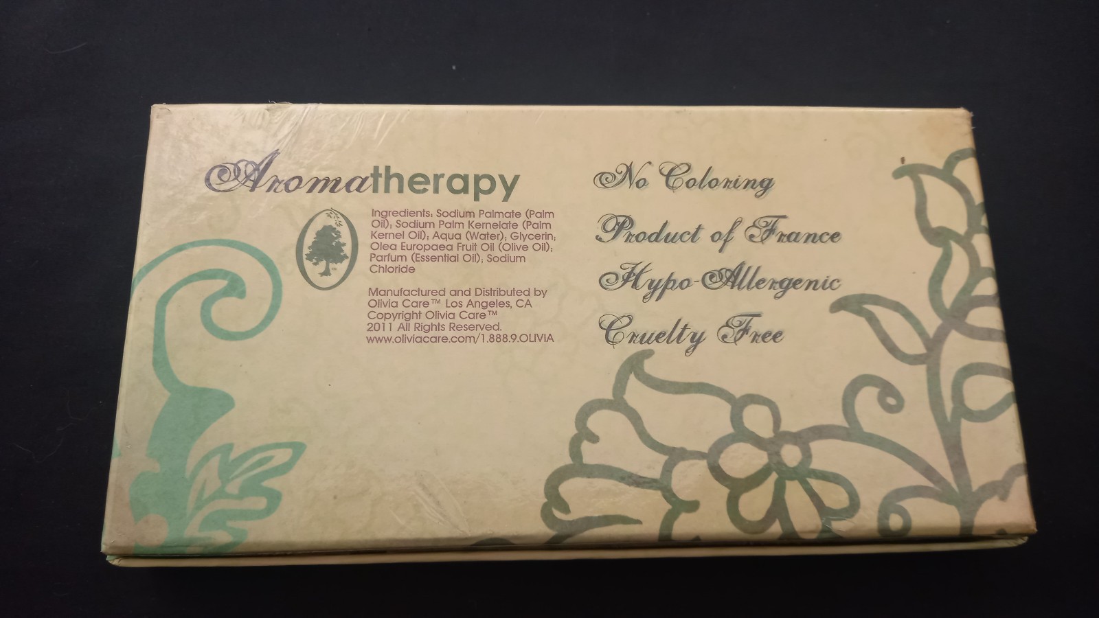Olivia Care Organic Olive Oil Verbena Bath Soap – France