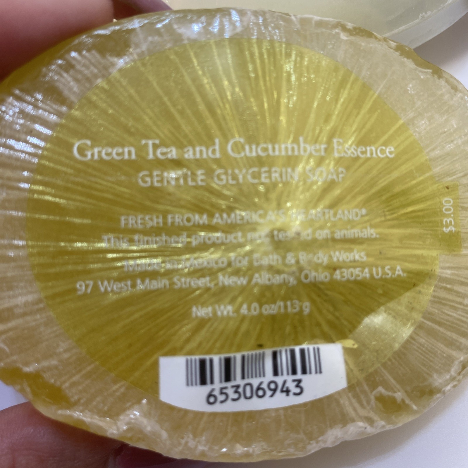 6 Bath & Body Works Soap Gardenia Lily Green Tea Cucumber White Ginger Amber NEW