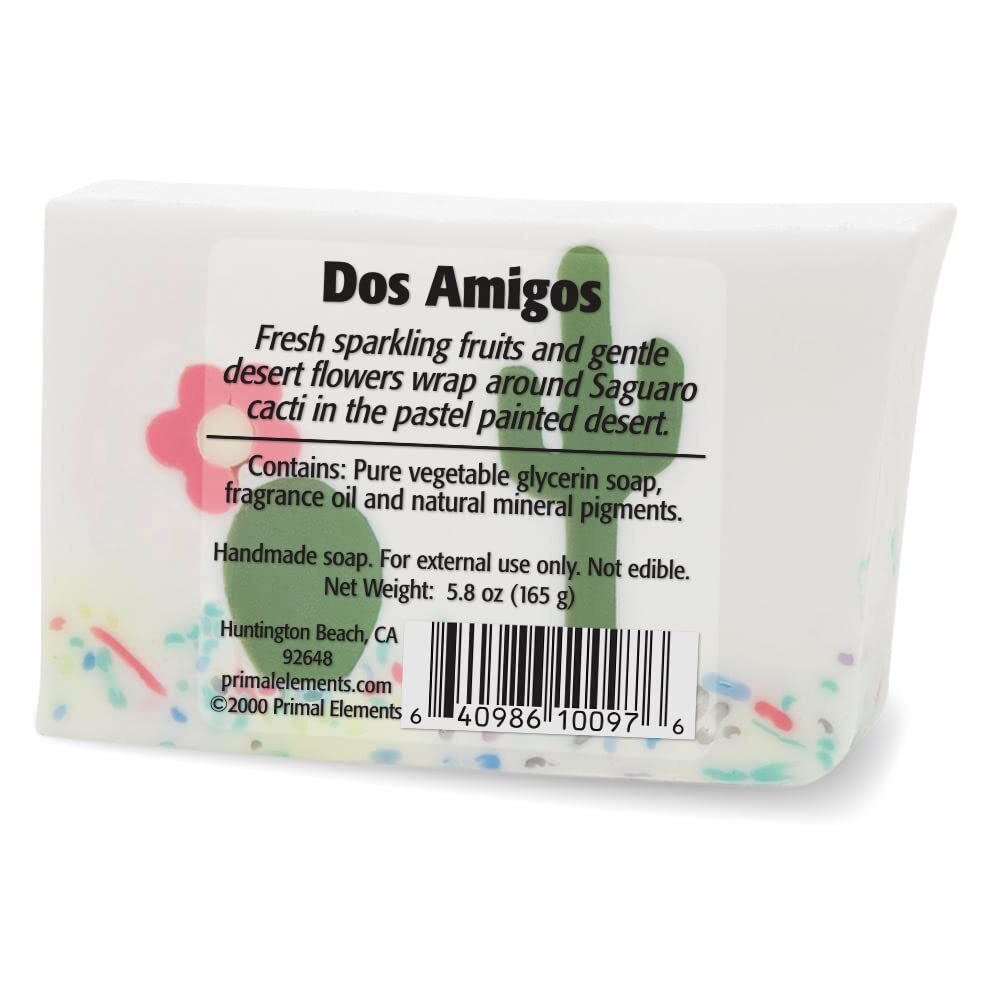 Primal Elements DOS AMIGOS Soap, Indiv Bars, Solid or Pre-Cut 5.5 lb. Loaf
