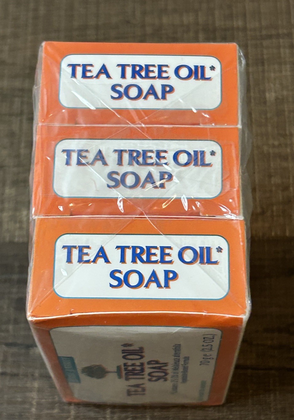 Tea Tree Soap Bar Natural Deep Cleansing Herbal Soap Body & Feet 3 – 2.5oz Bars