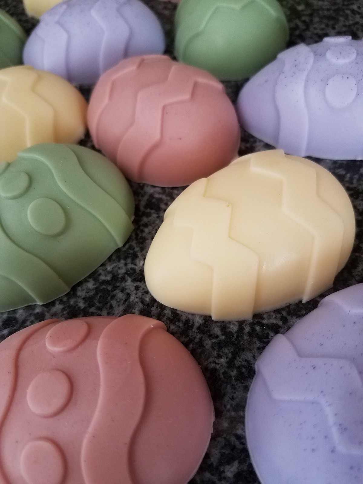 Colorful Handmade Easter Egg Soaps