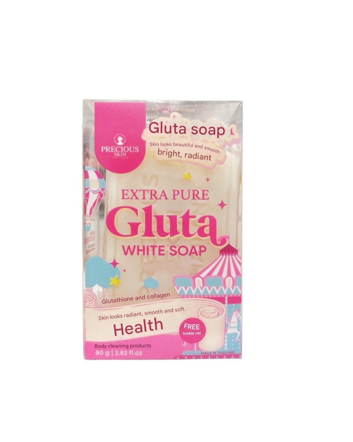 Precious Skin Thailand Extra Pure Gluta White Soap 2 Pack (80g each)
