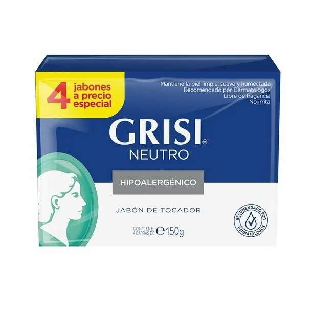8 JABONES GRISI 🇲🇽 NEUTRO (150g) – 8 GRISI NEUTRO SOAPS