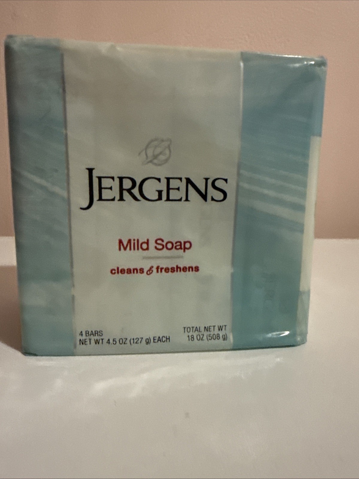 Jergens Mild Soap Cleans And Freshens, 4 Bars 4.5 Oz Each