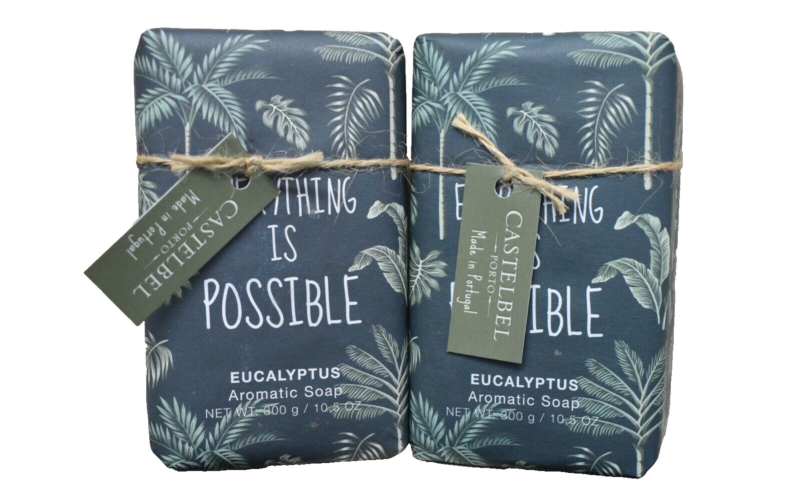 2 CASTELBEL Porto Eucalyptus Aromatic Soaps Cruelty Free