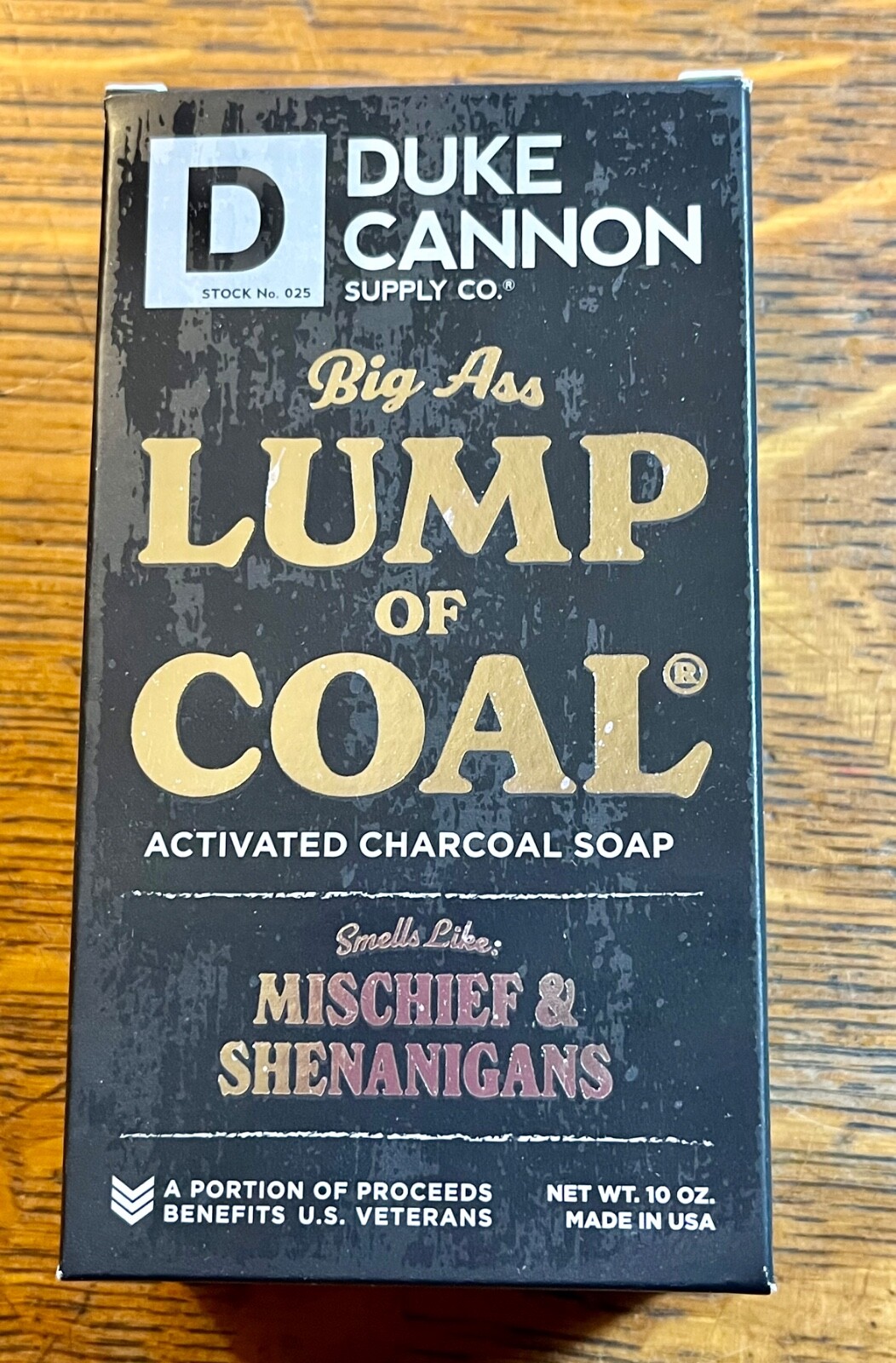 Soap Duke Cannon Big Ass Lump of Coal charcoal new 10 oz USA