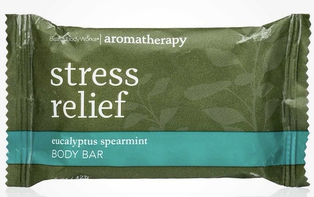 Bath and Body Works Stress Relief Eucalyptus Body Bar 1.5oz Set of 10 New