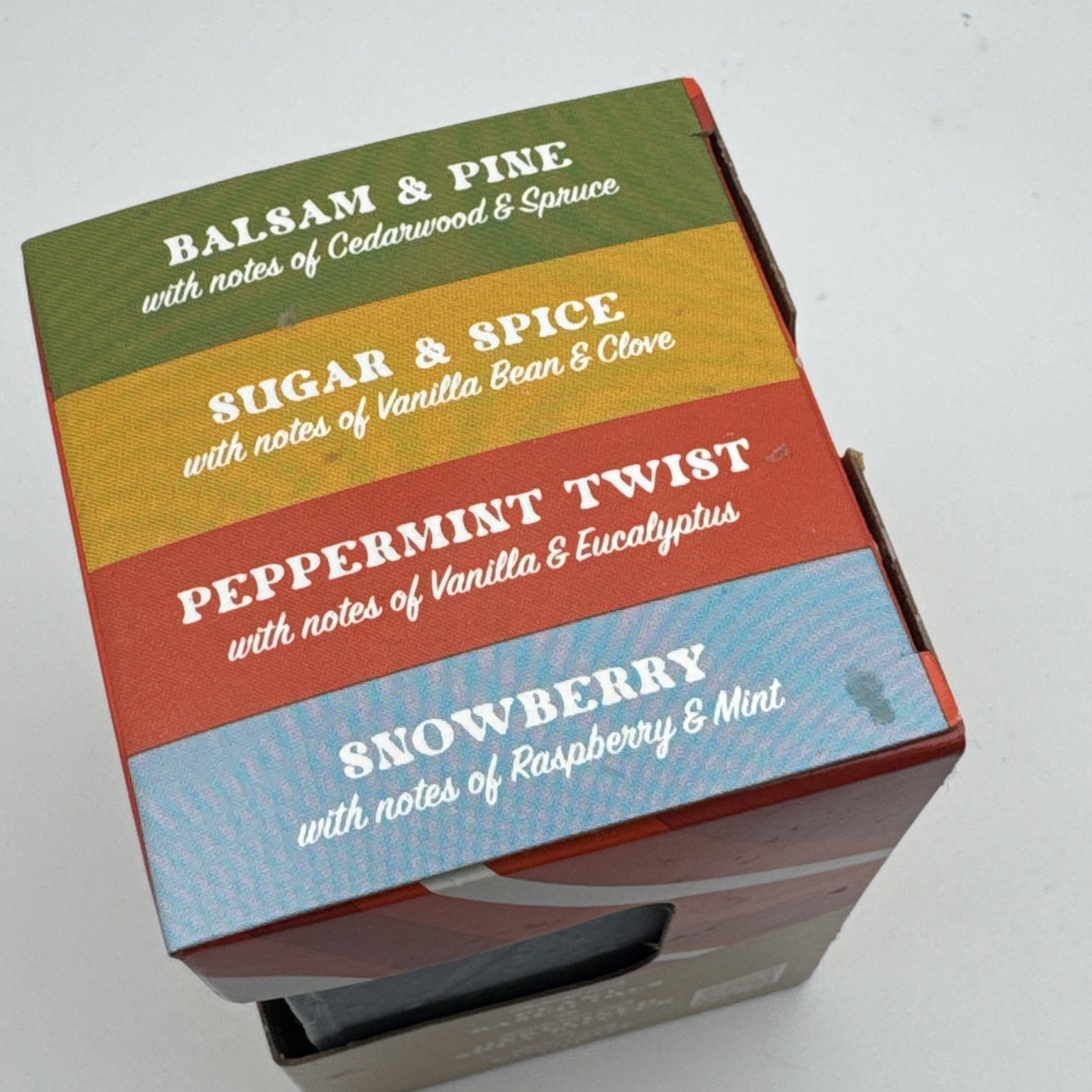 Pacha Soap Co Peaces Soap Bar Sampler Pack Holiday Scents Gift Set 4 Bars