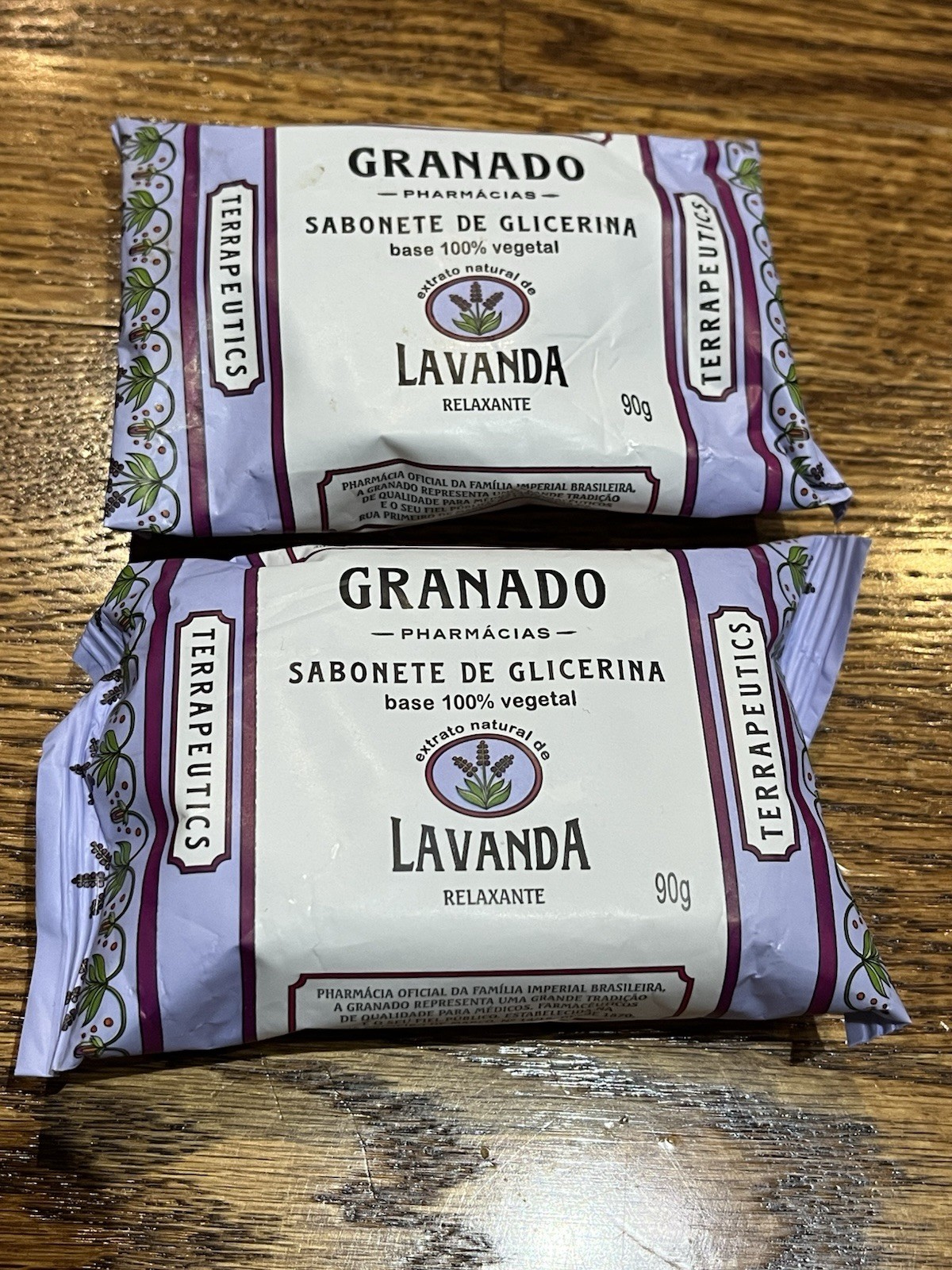 Granado Sabonete de Glicerina Lavanda 90Gr – Lot Of 2 Glycerine Soap