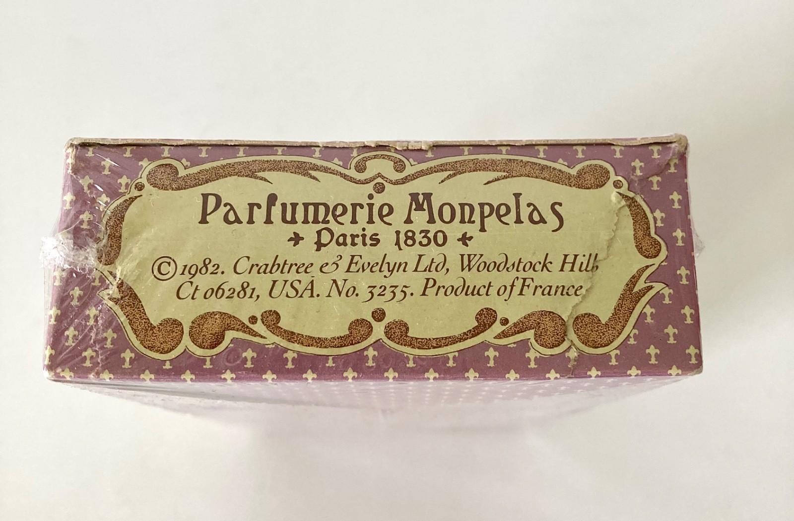 NOS 1982 Parfumerie Monpelas/Crabtree & Evelyn Tuberose Soap, 85 g/3 oz France