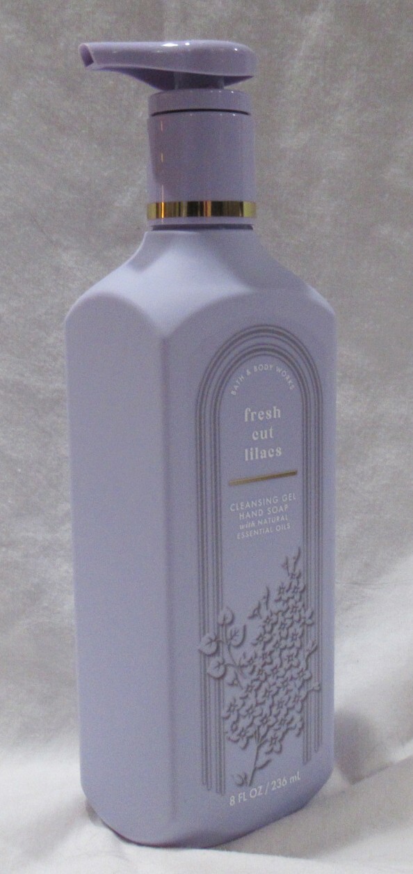 Bath & Body Works Cleansing Gel Hand Soap Lot Set of 2 FRESH CUT LILACS
