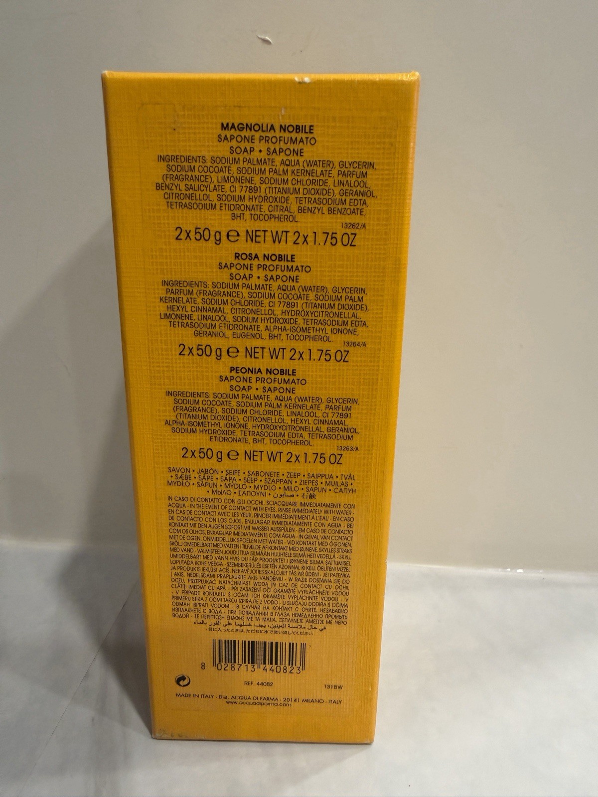 Rare Acqua di Parma 5 Pcs Le Nobili Soap Collection 2x 50g/ 1.7 oz
